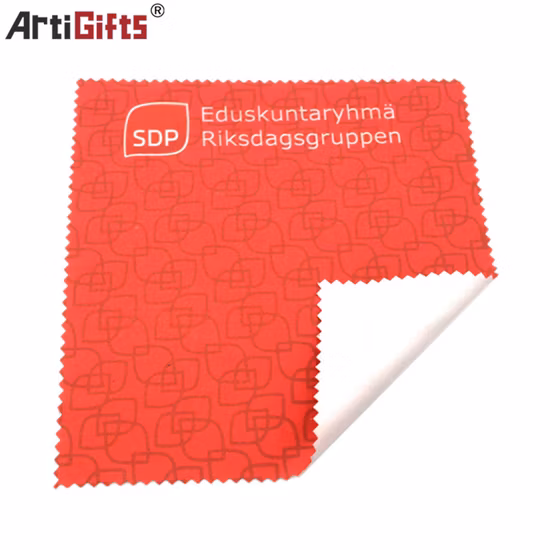 Красочные очки из микрофибры для чистки одежды с печатью Cmyk